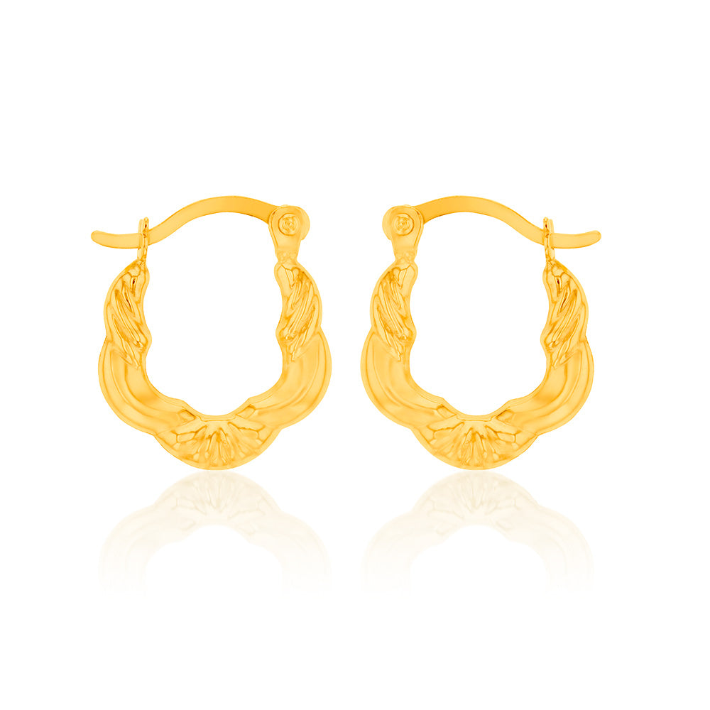 Mixed Fancy Shape Diamond Hoop Earrings – With Clarity